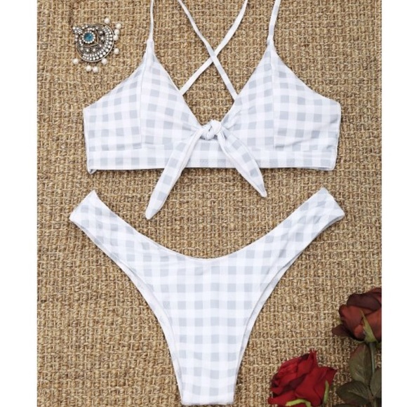 Other - ❌ Gingham Cheeky Print Bikini